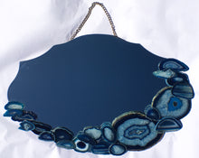 Original handmade Blue Agate Mirror